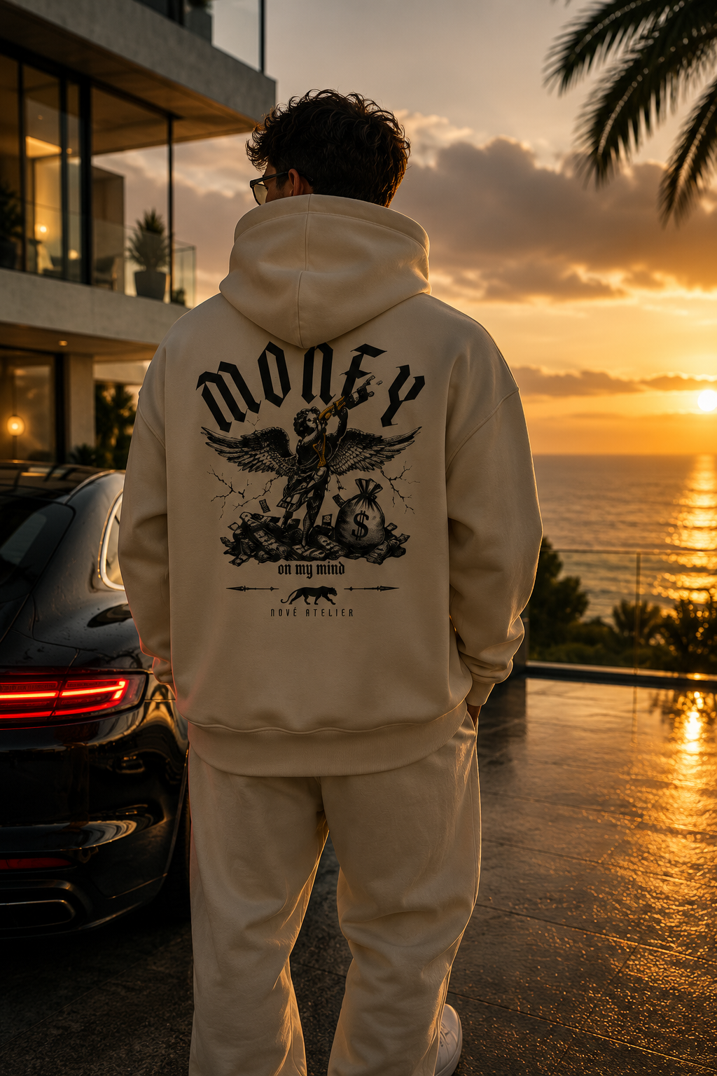 NOVÉ ATELIER — ANGEL OF GREED HOODIE