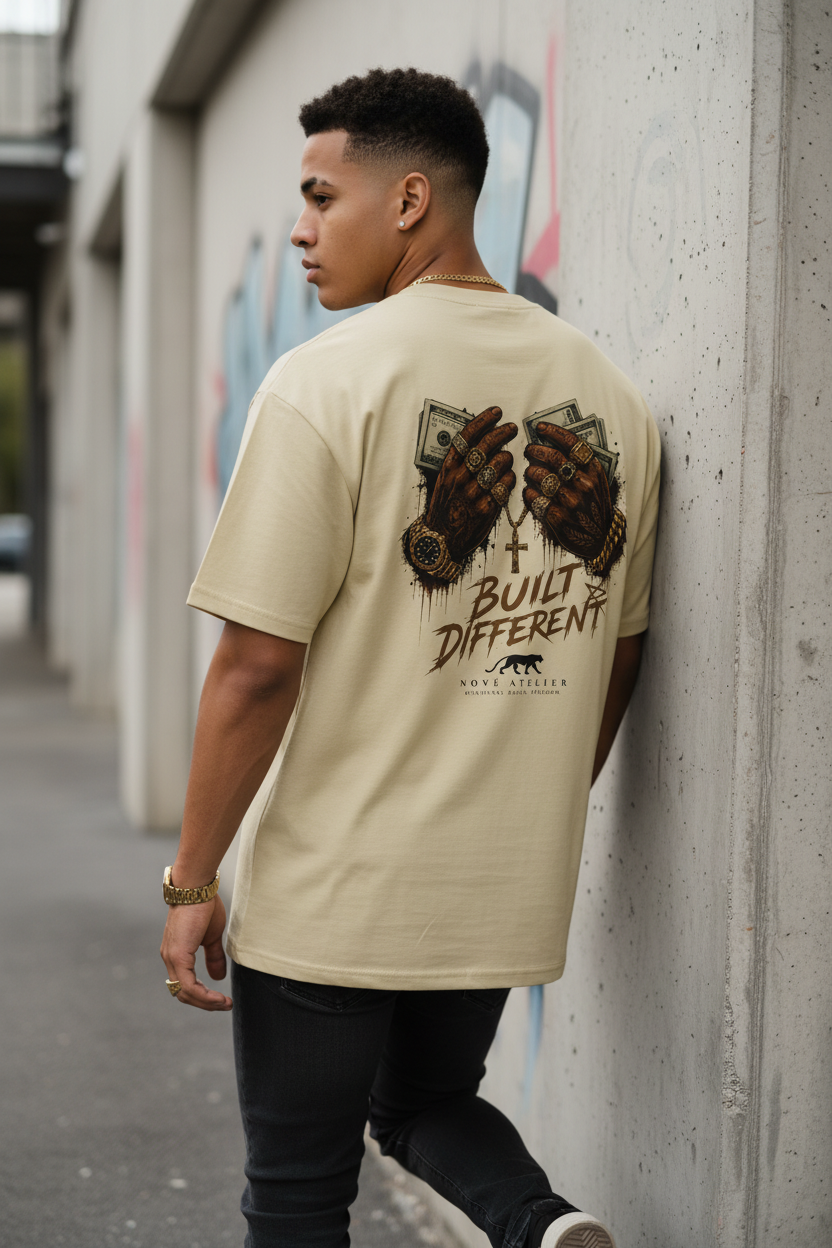 Nové Atelier – Built Different Oversized Tee
