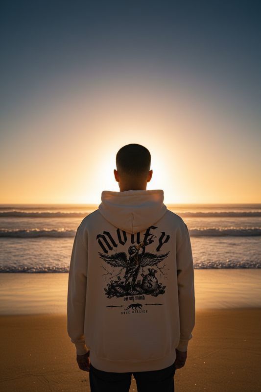NOVÉ ATELIER — ANGEL OF GREED HOODIE