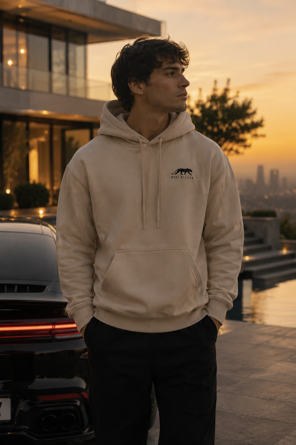 NOVÉ ATELIER — ANGEL OF GREED HOODIE